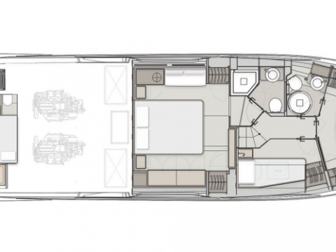 New Project Ferretti Yacht 500 レイアウト