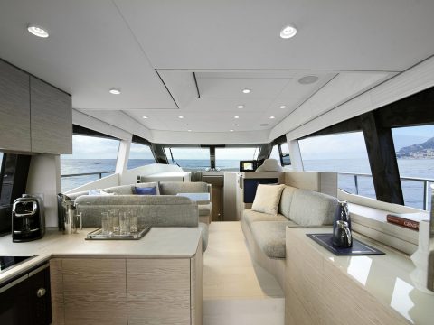 New Ferretti Yacht Interior