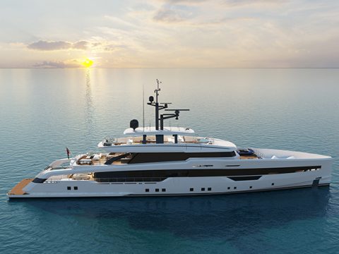 CRN yacht イタリアンデザイン　52m