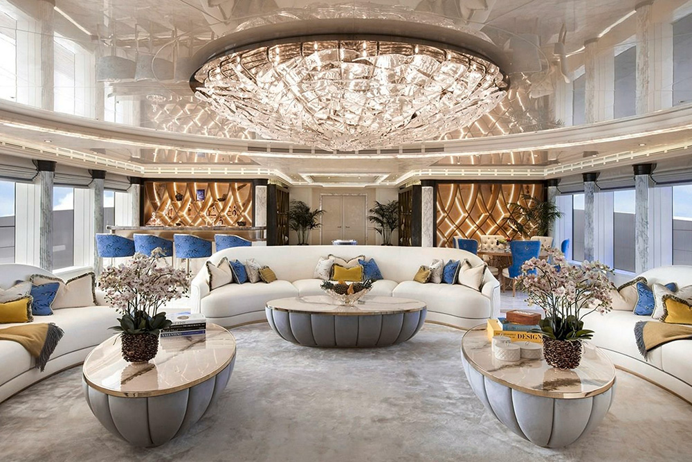 隠されたLEDと柔らかな光のシャンデリアで究極のラグジュアリーを獲得