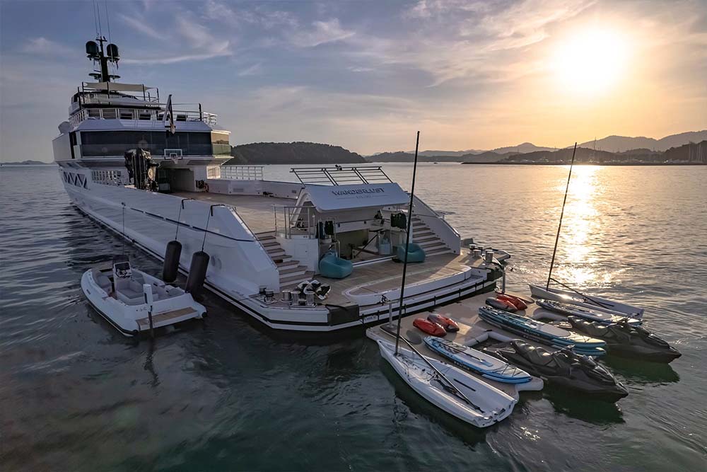 海上で日々を過ごそう