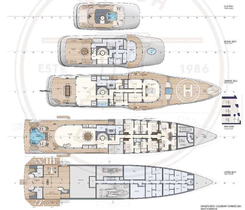Winch DesignのPROJECT ACE、完璧なオーナーのヨットの解釈は、plumb bowとしてここに見られます
